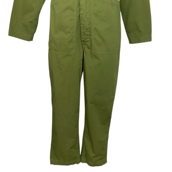 Alex Mill Standard Straight Leg Jumpsuit XS Army Green NEW - Picture 10 of 13